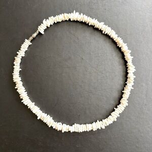Hawaiian Puka Pukka Shell White Shell Necklace Authentic Unisex Shell Jewelry‎